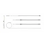 Right Stuff RSBCF02 Steel Emergency Brake Cable Kit For Gm F-body 68-69. Fixed Price $138.57.