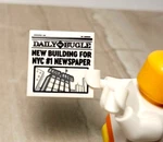 Lego Magazine Newspaper Nyc York Building Times Square Great City East. Fixed Price $7.38.