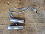 Life Fitness Upright Exercise Bike And Left Heart Rate Sensors. Fixed Price $10.99.