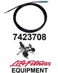 Life Fitness Cable, Fzle X 117-7/8, P#: 7423708. Fixed Price $50.39.