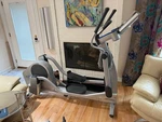 Life X8 Cross Trainer W Track Console Adjustable Stride Elliptical. Fixed Price $850.00.