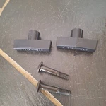 Lot Of 2 Nordic Track Pro Ski Machine Parts - Handle Knob Wing Nuts & Bolts. Fixed Price $9.95.
