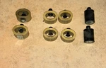 Matrix Treadmill Full Elastomer Set Running Deck Cushions 8 Pcs Pre-owned. Fixed Price $25.00.