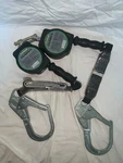 Safewaze Class 10' Cable Retractable Life Line Dual Leg Brake Energy Absorber. Fixed Price $199.99.