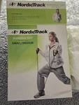 Nordictrack Sauna Suit Small/medium White 2 Piece Slimming Reflective Set. Fixed Price $20.00.