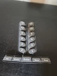 Sole F85 Treadmill 548886 Speed & Incline Button Overlays (199C). Fixed Price $25.00.