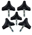 Medline 5PCS Universal Walker Knob Replacement - Aluminum 3 Point For Fo.... Fixed Price $21.03.