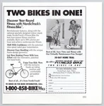 Nordictrack Fitness Bike Exercise Indoor Outdoor 1993 Vintage Print Ad. Fixed Price $12.85.