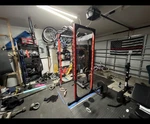 Mikolo Power Cage W/ Lat Pulldown SYSTEM,1200LBS Capacity Workout Rack, New. Fixed Price $615.00.