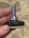 New Life Fitness Upright Elliptical / Bike Leveling Foot Leveler. Fixed Price $25.00.
