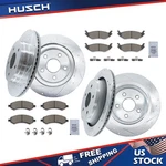 Front And Rear Coated Rotors & Ceramic Pads Kit For Dodge Chrysler. Fixed Price $244.49.