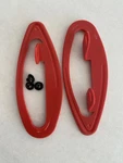 Peloton Treadmill Parts And Left Red Plastic Upright Oem. Fixed Price $25.00.