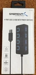 Sabrent HB-UM43 Port Usb 3.0 Hub With Power Switches Black. Fixed Price $9.65.