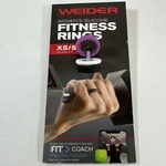 Weider Silicone Ring Band Women Set Stackable Gym Sport Xs/s 4-6 Purp/blck/wht 3. Fixed Price $6.13.