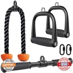 Seleware Cable Machine Attachments Set Lat Pulldown Accessories Home Gym Workout. Fixed Price $56.34.