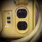 Hubbell Portable Gfci Power Box Extension Cord 4 Outlet Jobsite Tested Working. Fixed Price $90.00.