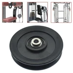 Universal Nylon Gym Cable Pulley Wheel 4.5 IN/115MM Rotation 360 Degree.... Fixed Price $14.10.