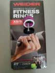 3 Weider Silicone Ring Band Women Set Stackable Gym Sport Xs/s 4-6 Purp/blck/wht. Fixed Price $5.40.