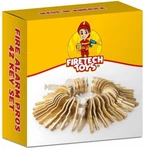 Alarm Pros 42-KEY Set By Firetech Toys Life Safety Technician Inspector. Fixed Price $174.99.