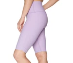 Betsey Johnson Bike Shorts Women Xs Compression 9 Inch Gym Training Purple. Fixed Price $27.99.