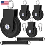 Besteel 4 Pack Gym Nylon Cable Pulley Wheel 3.5 IN/90 Mm 360 Degree Rotation. Fixed Price $51.87.