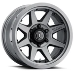 17X8.5 Icon Alloys Rebound Pro Titanium Wheel 5X5 (-6MM). Fixed Price $302.92.