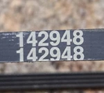 Weslo Nordictrack Fbs Treadmill Drive Belt #142948 Multi-v Gpoc. Fixed Price $5.99.