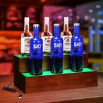 B4LIFE Lighted Liquor Bottle Display Shelf, 2 Tier 16 Inch Bar Shelve.... Fixed Price $59.23.