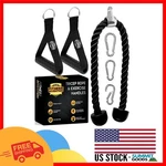 Lifetime Guaranteed 35 Tricep Rope & Gym Handles - Upgrade Your Home. Fixed Price $64.79.