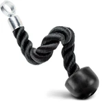 Crown Sporting Goods Single Grip Tricep Rope With Cable Machine Attachment. Fixed Price $20.39.