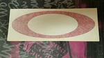 Oakley Icon Decal Sticker Red (display X Metal Radar Gascan Romeo Juliet Medusa). Fixed Price $19.95.