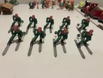 Barclay Downhill Skiers Price Is Per Skier. 4-GREEN And 1-RED Available.. Fixed Price $11.00.